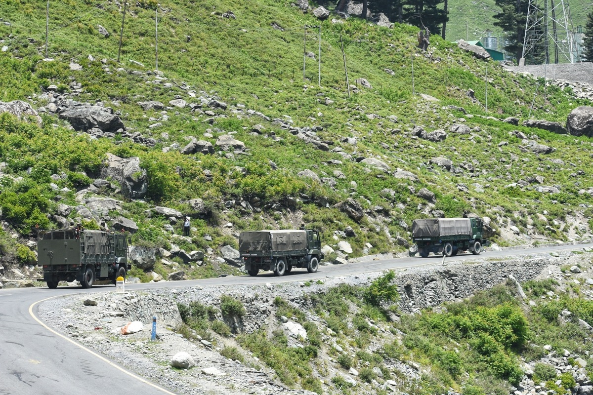 Indian Army convoy