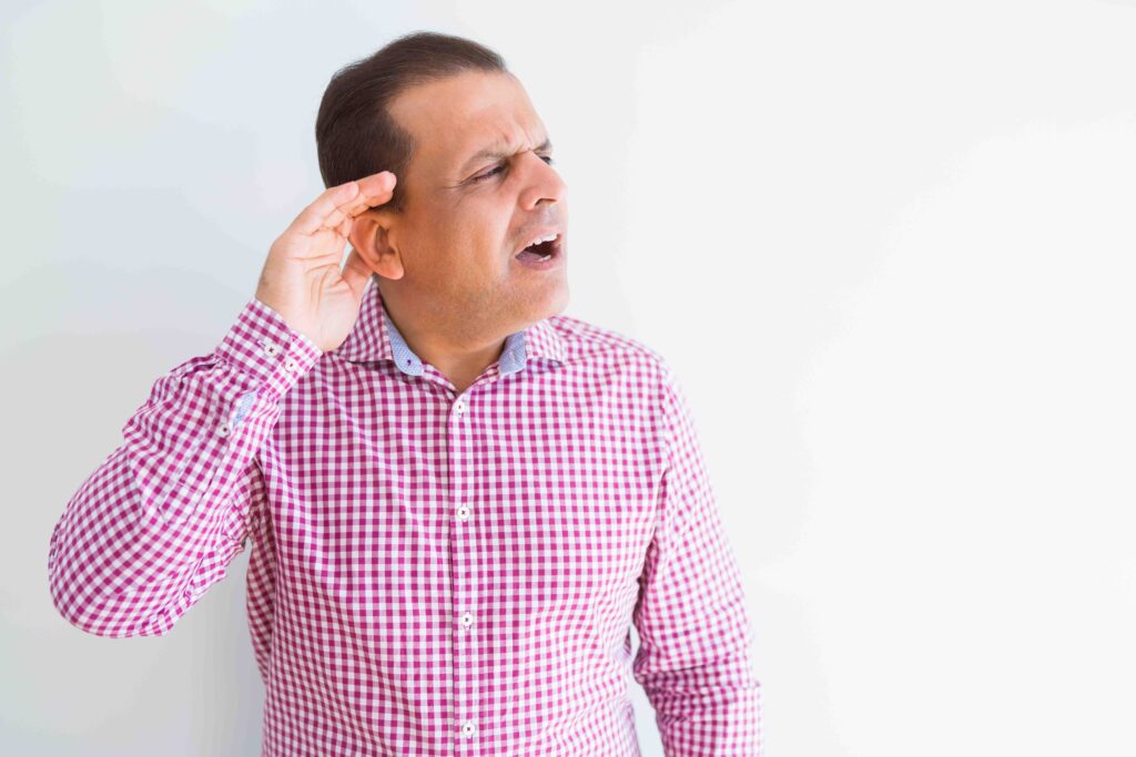 Difficulty in hearing which impacts your personal or business life is an indicator of hearing loss