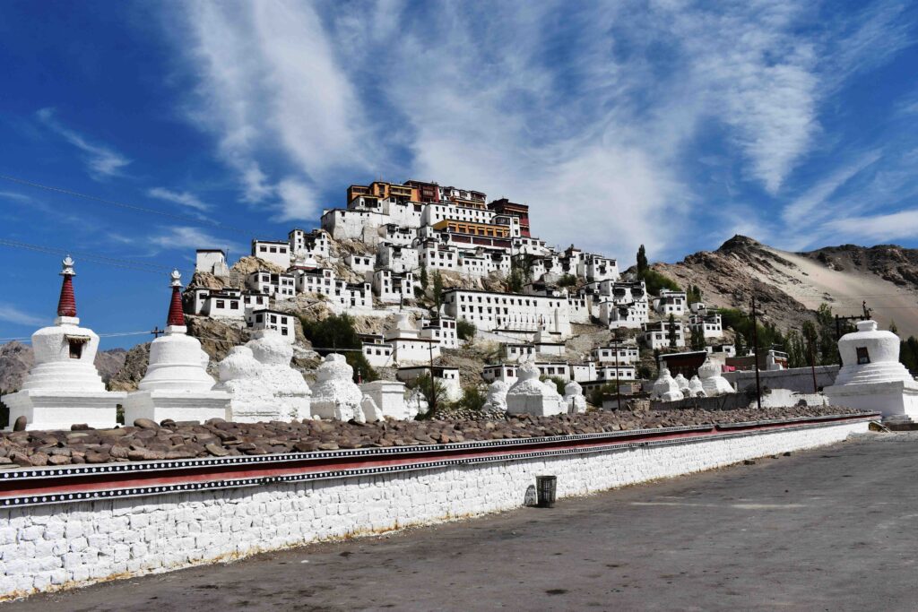 Thiksey is one of the two biggest monasteries in Ladakh