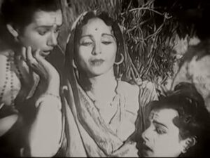 Sita with Luv and Kush in the film