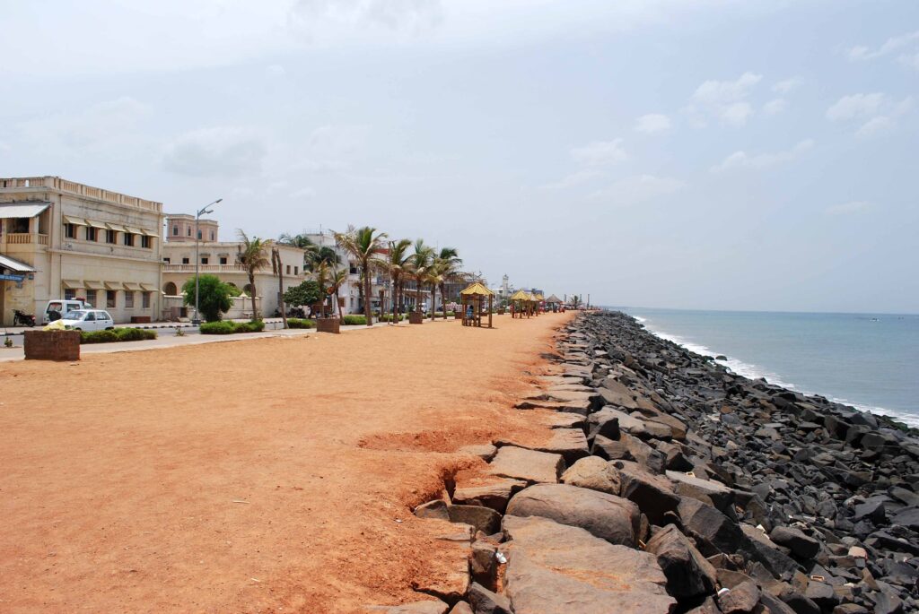 Beach Promenade in Pondicherry