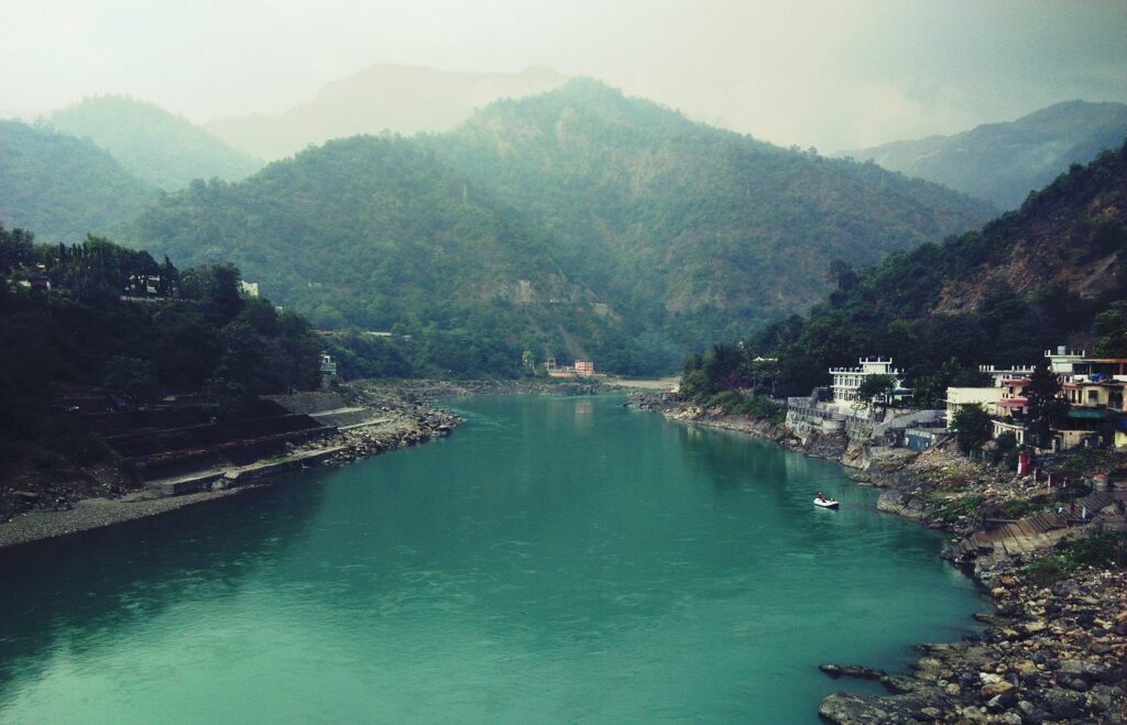 Ganges at Rishikesh from Lakshman Jhula