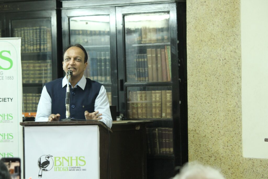 Parvish speaking at BNHS