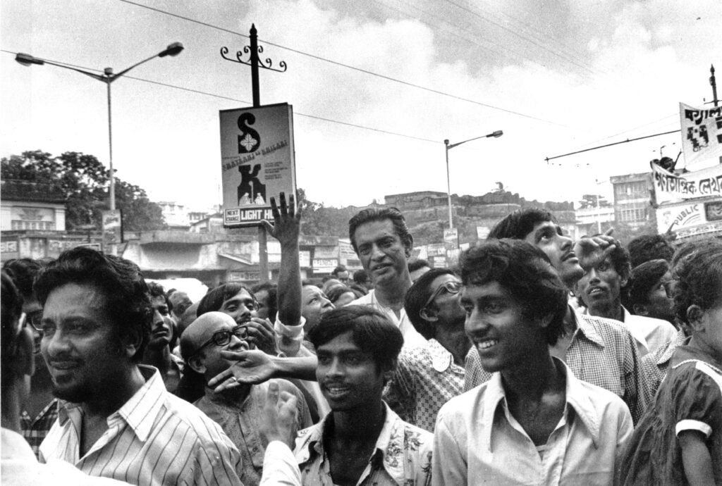 Satyajit Ray towered above everyone else, and with good reason. Photo by Nemai Ghosh