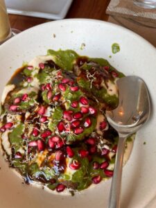 Trio of Grains Papri Chaat