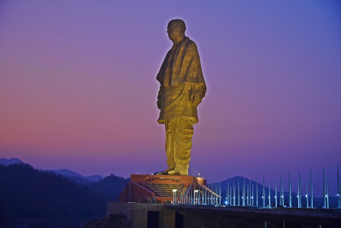 Statue of unity india фото