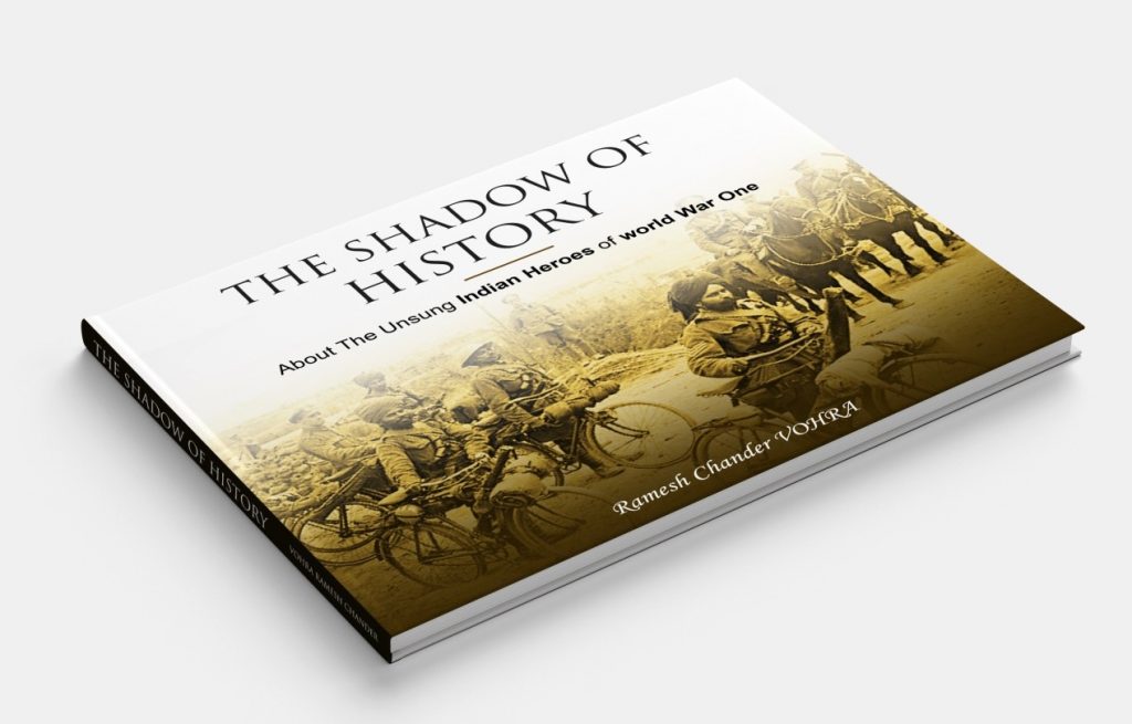 The coffee table book authored by Ramesh Vohra as dedication to the Indian armed forces heroes of the First World War in Europe