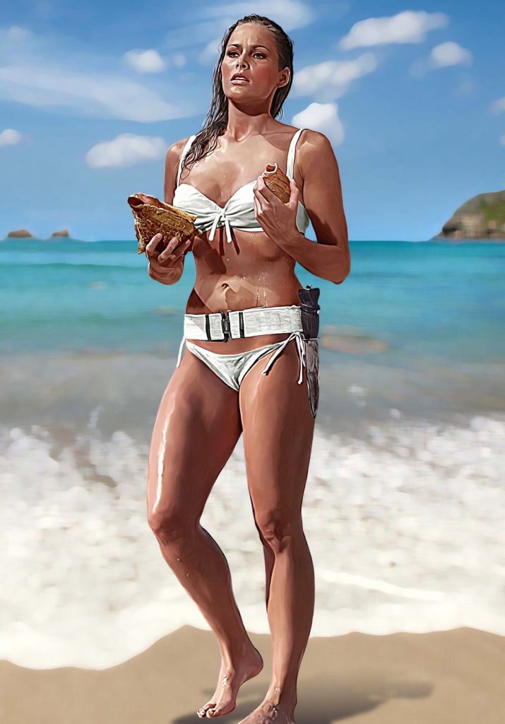 Ursula Andress set the “Sexy Bond Girl” trend