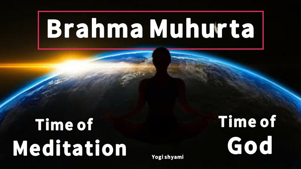 Brahma muhurta - Seniors Today March Edition