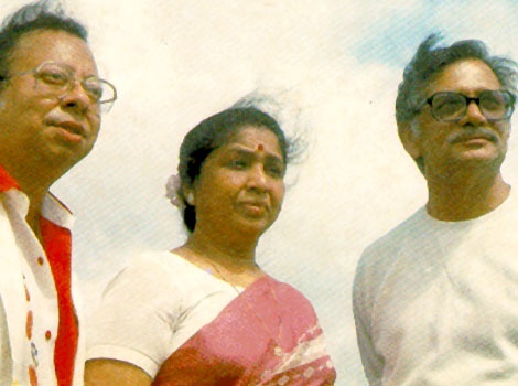 R.D. Burman, Gulzar and Asha Bhosle