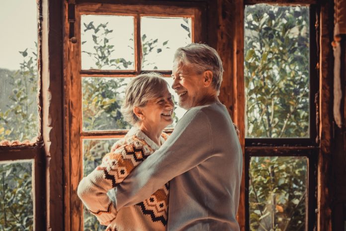 Happiness,And,Togetherness,Concept,Lifestyle,With,Senior,Retired,Caucasian,Couple