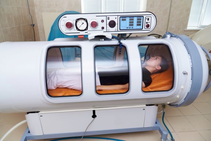 Hyperbaric,Oxygen,Chamber,In,A,Hospital.