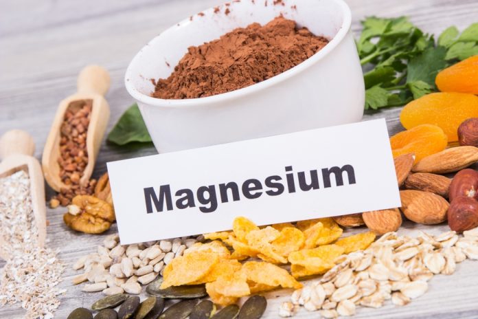 Inscription,Magnesium,,Healthy,Nutritious,Food,And,Various,Ingredients,As,Source